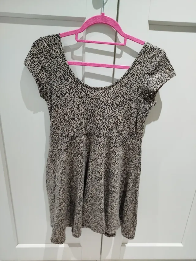 Vestido corto Shana estampado animal print