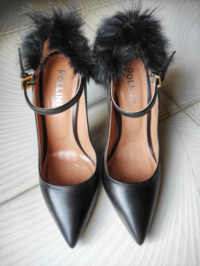 Pollini Décolleté Pelle e Pelo N.37