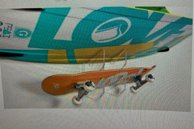 Soporte pared 2 tablas wakeboard/snowboard