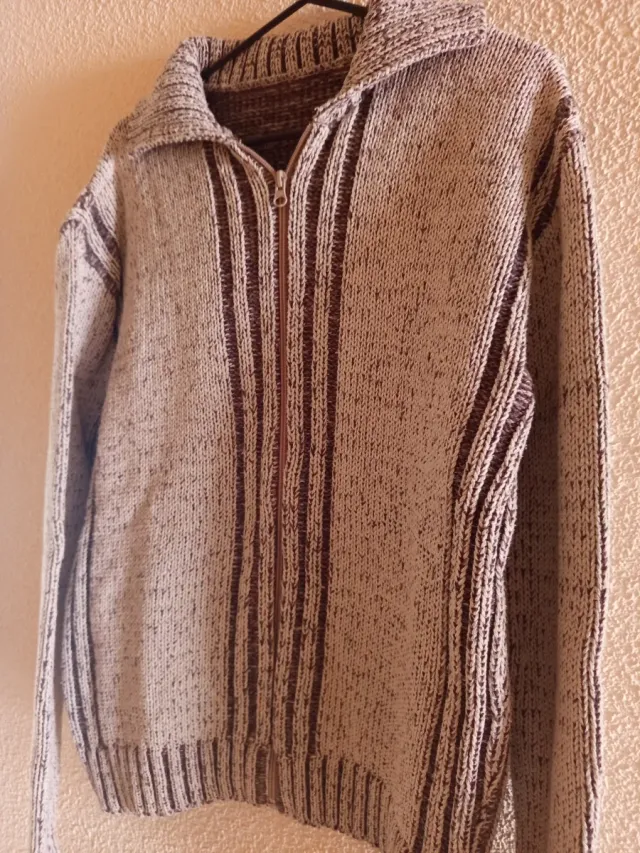 Chaqueta de punto hombre cremallera