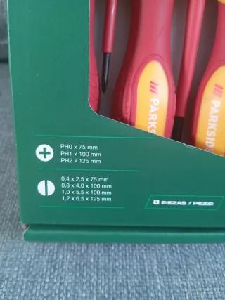 Set Destornilladores Parkside 1000V