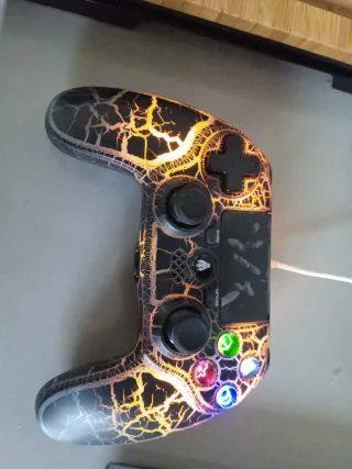 Mando PS4 Inalámbrico T-REX RGB
