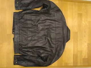 Chaqueta Cuero Vintage Adler 1955 Negra