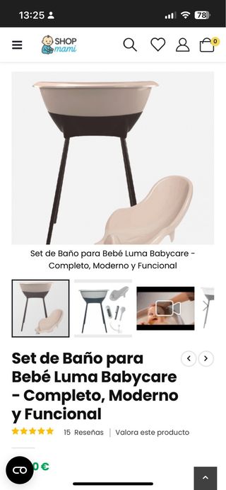 Bañera luma con patas