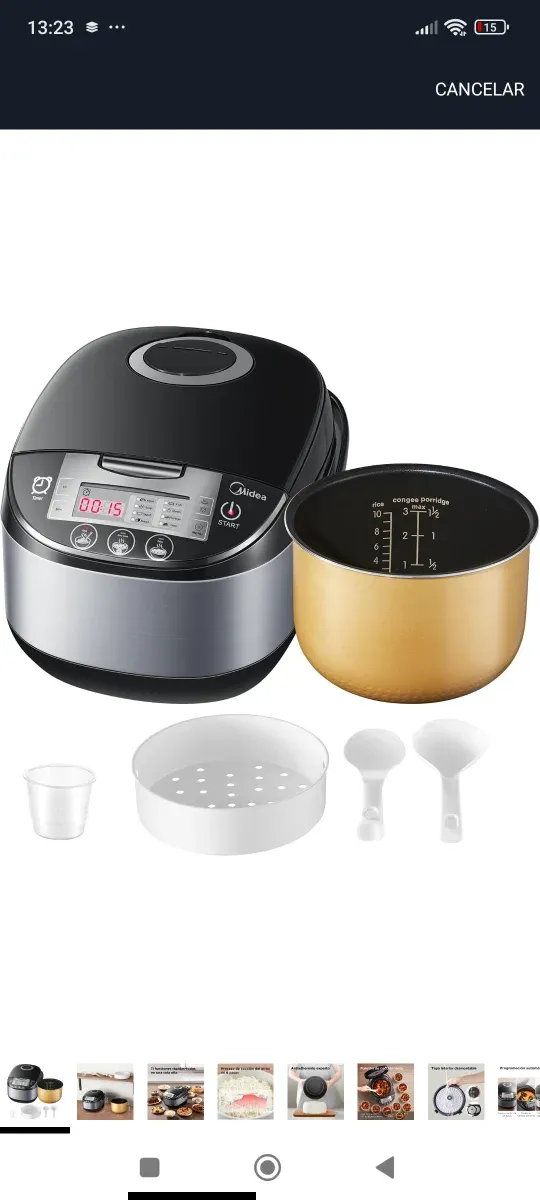 Arrocera con accesorios