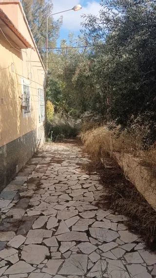 Casa de campo, piscina con jardín y parcela