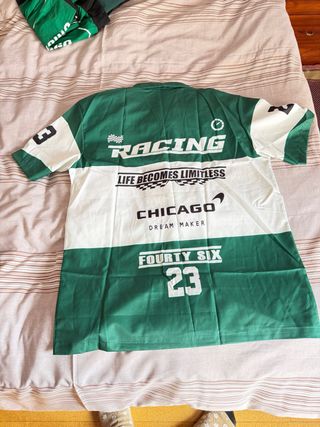 Camisa Racing Verde y Blanca