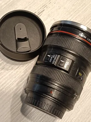Taza Termo Forma Objetivo Canon Zoom Lens