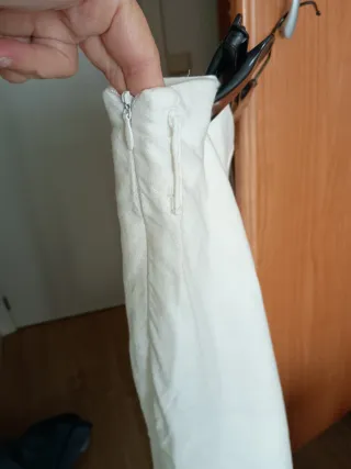 Falda blanca ibicenca largo midi 44/2xl