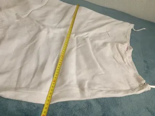 Falda blanca ibicenca largo midi 44/2xl