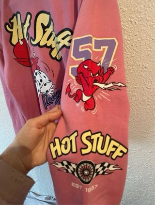 Sudadera Hot Stuff Rosa