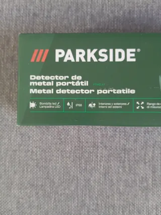 Detector de metales Parkside portátil