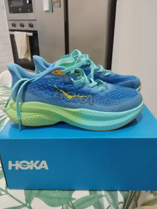 Zapatillas Hoka Azul y Verde