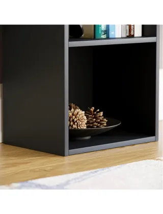 Estantería Oxford 2 Niveles Negra