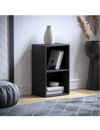 Estantería Oxford 2 Niveles Negra