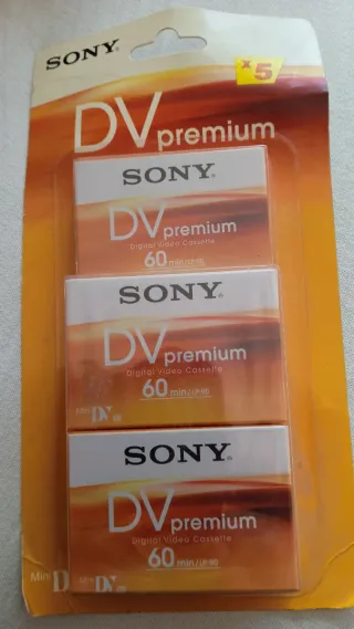 Sony DV premium 5 cintas video