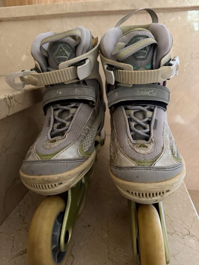 Patines K2 con protecciones y mochila