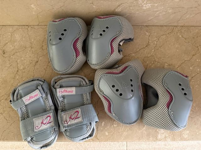 Patines K2 con protecciones y mochila
