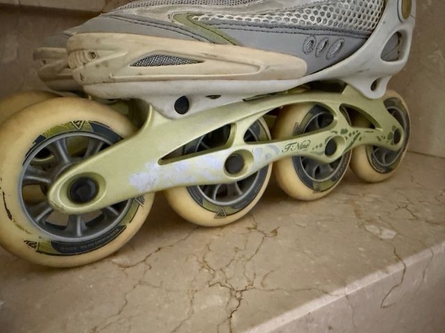 Patines K2 con protecciones y mochila