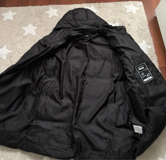 Chaqueta acolchada Zara negra