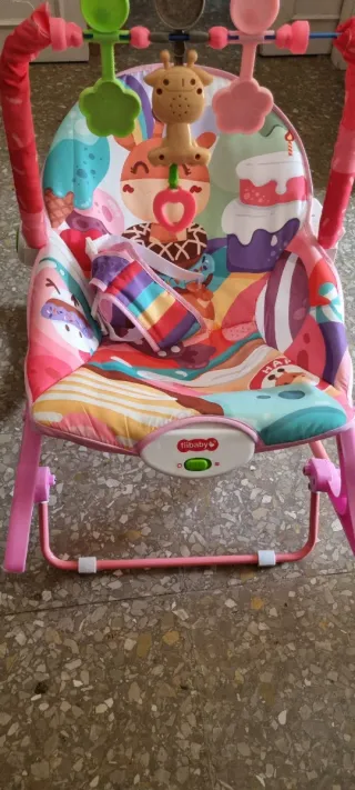 Hamaca para bebé con arco de juegos