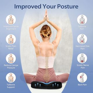 Cuscino Ortopedico Ciambella Memory Foam IB022