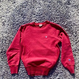 Sudadera Champion Roja Cuello Redondo