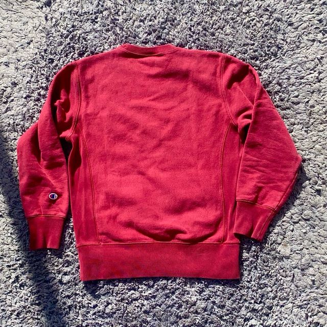 Sudadera Champion Roja Cuello Redondo