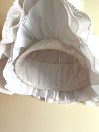 Vestido interior traje alicantino