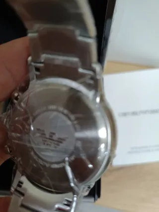 Reloj Emporio Armani Cronógrafo Azul Nuevo