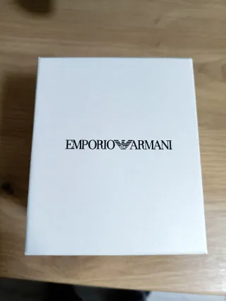 Reloj Emporio Armani Cronógrafo Azul Nuevo