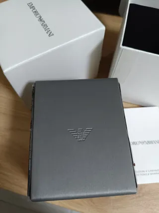 Reloj Emporio Armani Cronógrafo Azul Nuevo