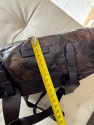 Borsa Dei Mille pelle effetto spaccato