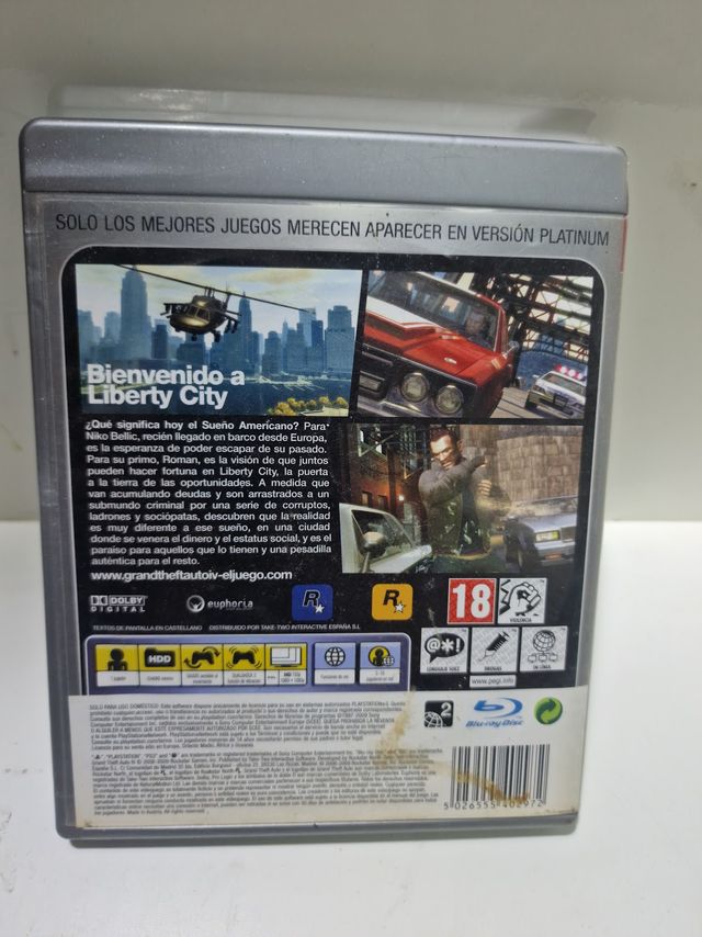 Grand Theft Auto IV Platinum PS3 Completo