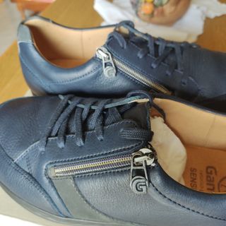 Ganter Scarpe Uomo Pelle Tg 40,5 41 Pianta Larga