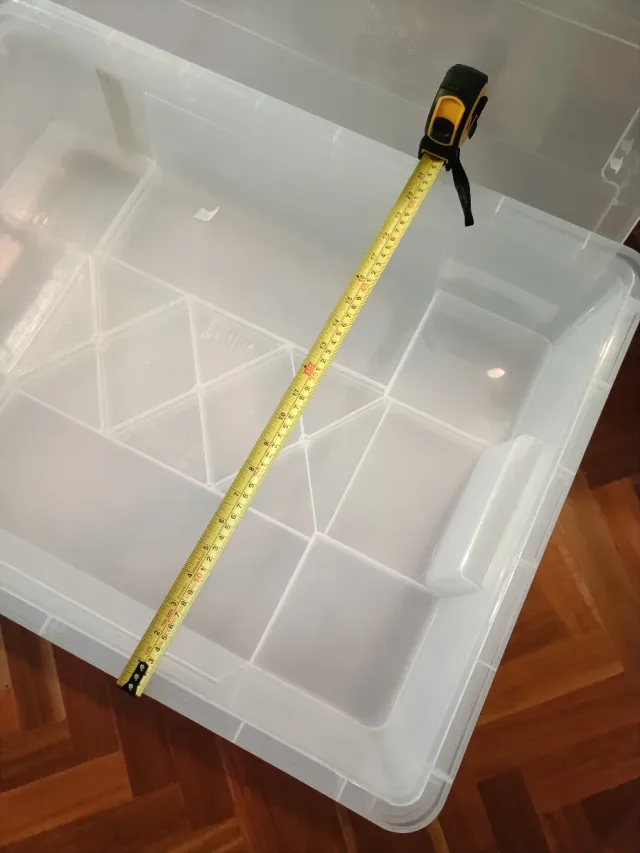 3 Cajas Almacenaje SAMLA Ikea Transparentes