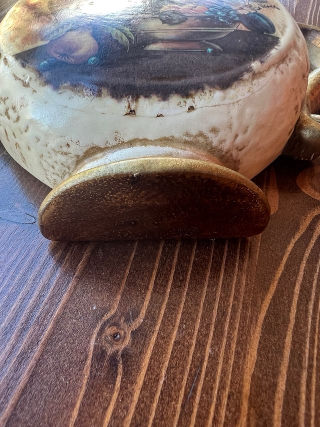 Decorazione murale tisaniera ceramica Via Veneto