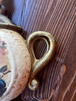 Decorazione murale tisaniera ceramica Via Veneto