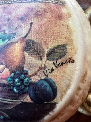 Decorazione murale tisaniera ceramica Via Veneto