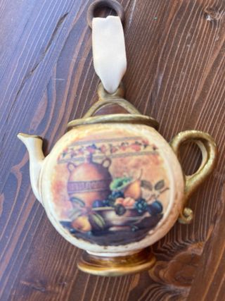 Decorazione murale tisaniera ceramica Via Veneto