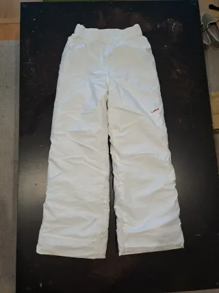 Pantalón de esquí blanco. Para 12 años