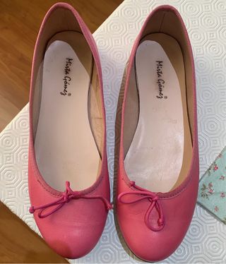 Marta Gómez manoletinas rosas