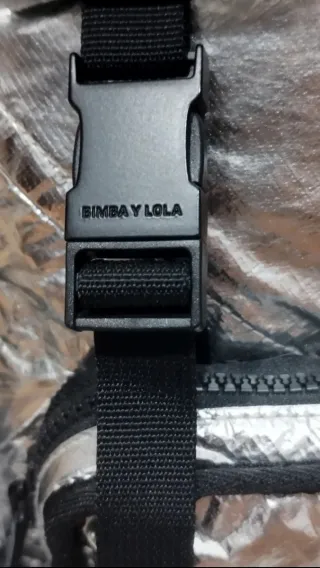 Mochila Bimba y Lola plateada.