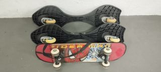 Monopatin Razor Ripster Air y Monopatin SpiderMan