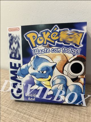 Caja Pokémon Game Boy Edición Azul