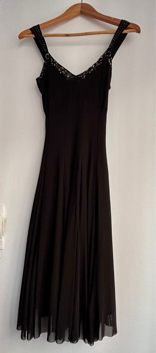 Vestido Adolfo Domínguez Negro Talla M