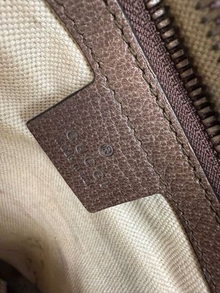 Mochila Gucci GG Marrón y Beige