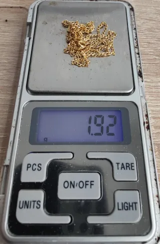 Cadena oro barbada 18k 65cm