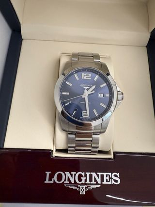 Longines Conquest Esfera Azul