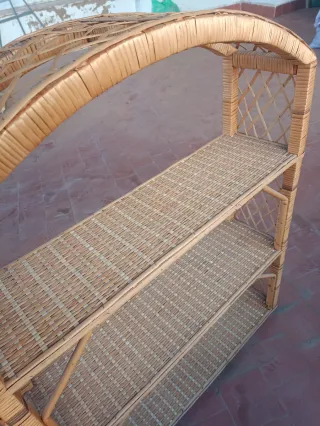 Estantería de mimbre 3 baldas